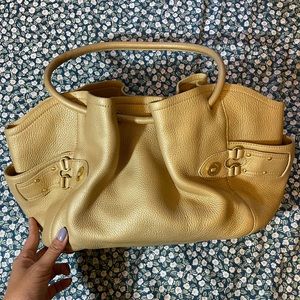 Cole Haan Golden Leather Shoulder Purse